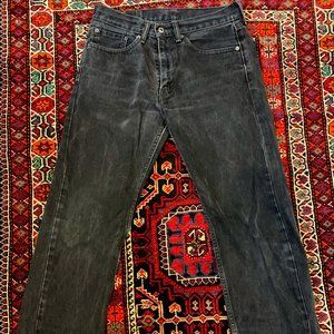 LEVI'S VINTAGE BLACK 505 Straight 31x30